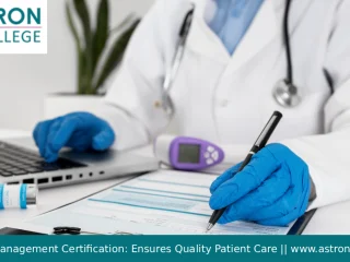 Healthcare Management Certification