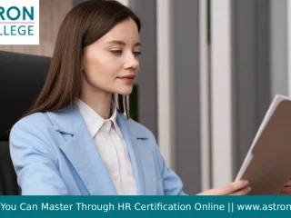 HR Certification Online