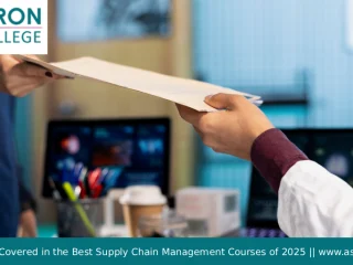 Best Supply Chain Management Courses